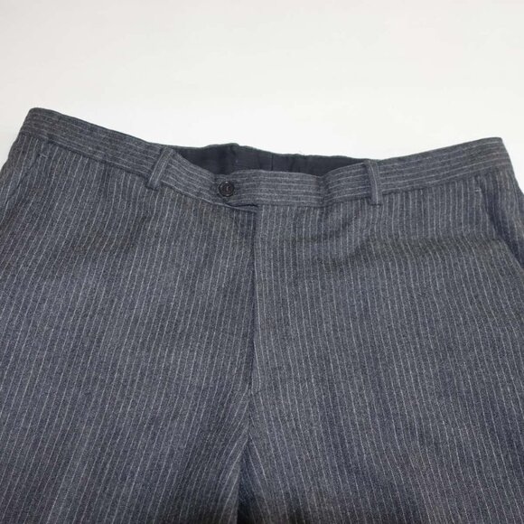 Massimo Dutti Men's 2 Button Suit Size 44 Regular 38 x 33 Charcoal Gray Wool 44R - Picture 3 of 16